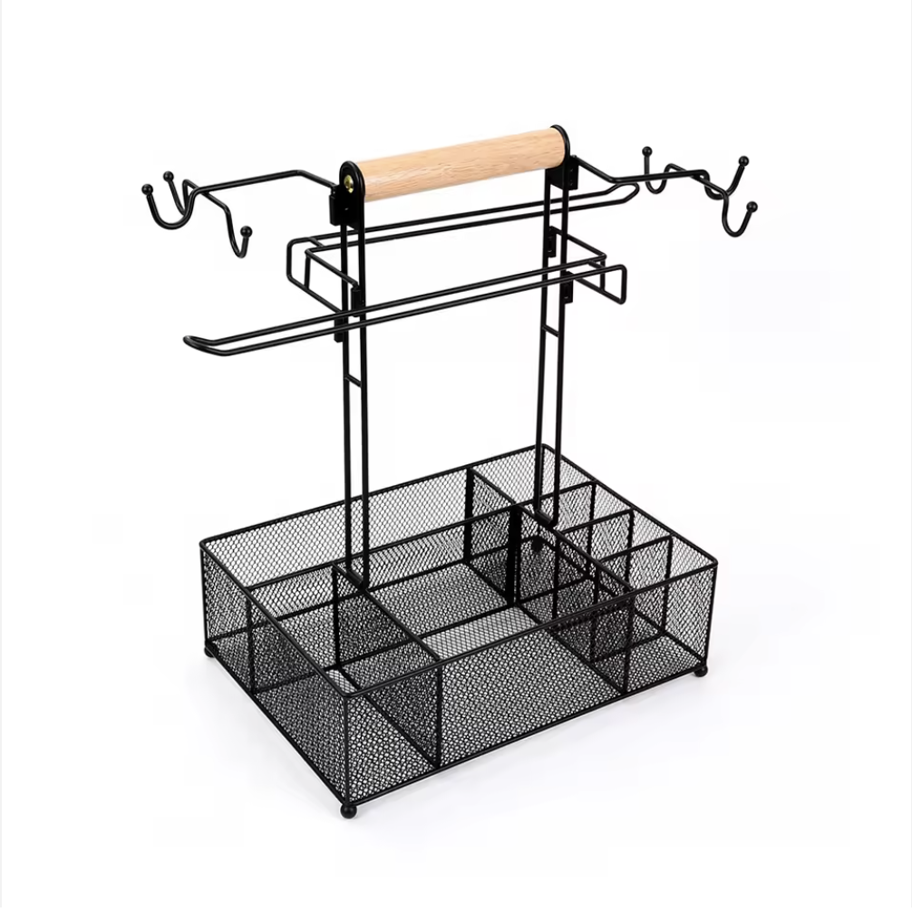 Panier de rangement en fer forgé