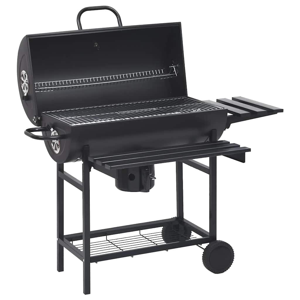 Barbecue charbon en baril