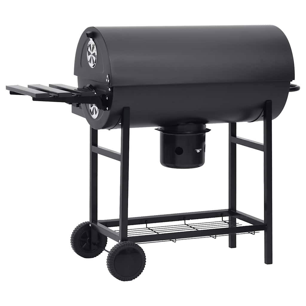 Barbecue charbon en baril