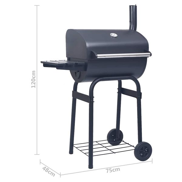 Barbecue charbon à étage