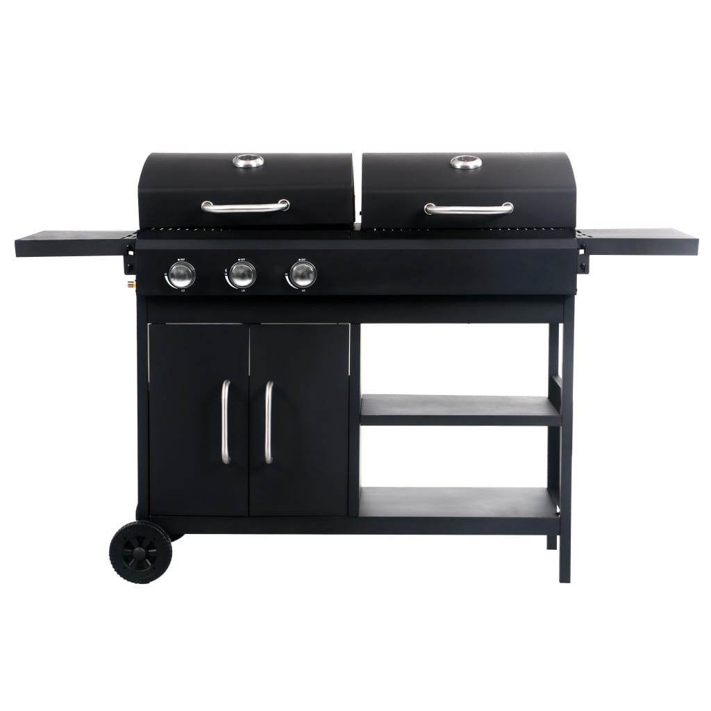 Barbecue gaz 3 brûleurs + Charbon