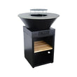 Brasero barbecue Ø81,5cm avec grille de cuisson et espace de rangement