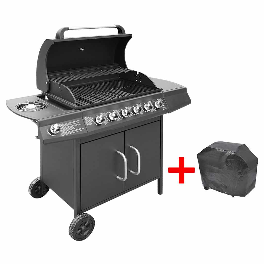 Barbecue gaz 6+1 zone de cuisson