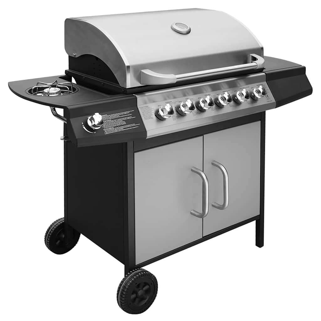 Barbecue gaz 6+1 zone de cuisson