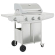 Barbecue gaz argenté